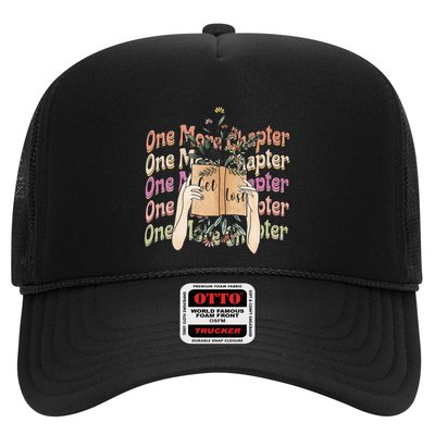 Just One More Chapter Bookworm Book Lover Nerd Reading Gift Trucker Hat