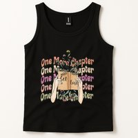 Just One More Chapter Bookworm Book Lover Nerd Reading Gift Tank Top