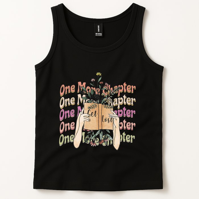 Just One More Chapter Bookworm Book Lover Nerd Reading Gift Tank Top