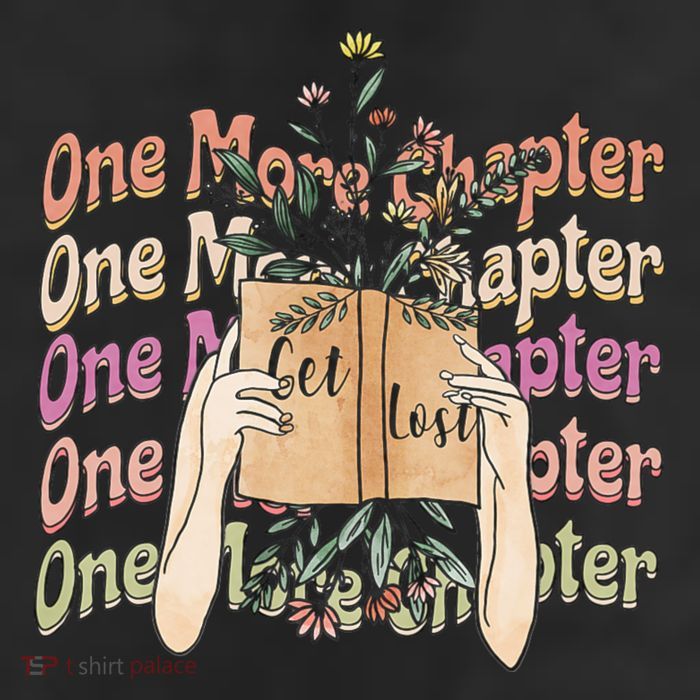 Just One More Chapter Bookworm Book Lover Nerd Reading Gift Golf Towel