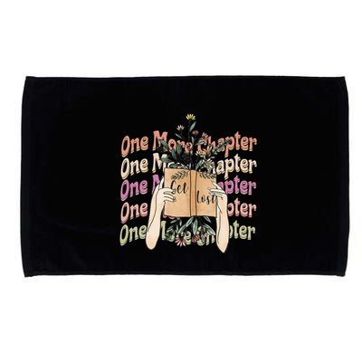 Just One More Chapter Bookworm Book Lover Nerd Reading Gift Microfiber Hand Towel