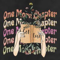 Just One More Chapter Bookworm Book Lover Nerd Reading Gift Microfiber Hand Towel