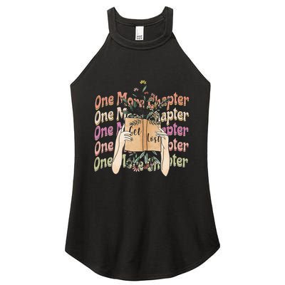 Just One More Chapter Bookworm Book Lover Nerd Reading Gift Women's Perfect Tri Rocker Tank