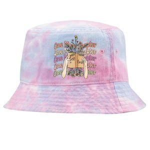 Just One More Chapter Bookworm Book Lover Nerd Reading Gift Tie-Dyed Bucket Hat