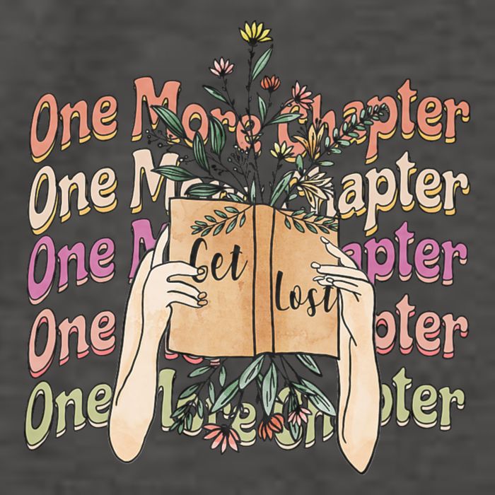 Just One More Chapter Bookworm Book Lover Nerd Reading Gift Vector Backpack