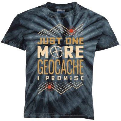 Just One More Geocache I Promise Kids Tie-Dye T-Shirt