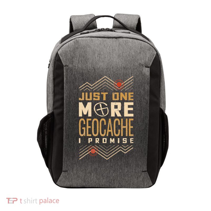 Just One More Geocache I Promise Vector Backpack