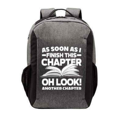 Just One More Chapter Funny Bookworm Gift Vector Backpack