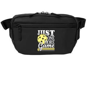 Just One More Game Funny Pickleball Player Paddleball Crossbody Pack