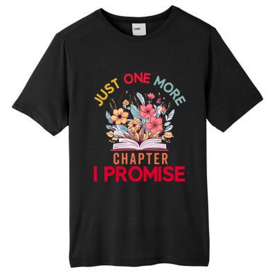 Just One More Chapter I Promise Funny Book Lover Worm Tall Fusion ChromaSoft Performance T-Shirt