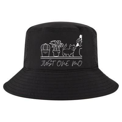 Just One More Plant For Plants And Cats Lovers Cool Comfort Performance Bucket Hat