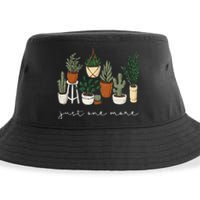 Just One More Plant Gardening Funny Plant Lady Lover Sustainable Bucket Hat