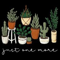 Just One More Plant Gardening Funny Plant Lady Lover Zip Tote Bag