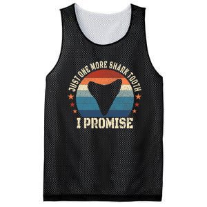 Just One More Shark Th I Promise Fossil Hunter Mesh Reversible Basketball Jersey Tank