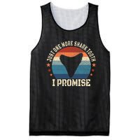 Just One More Shark Th I Promise Fossil Hunter Mesh Reversible Basketball Jersey Tank