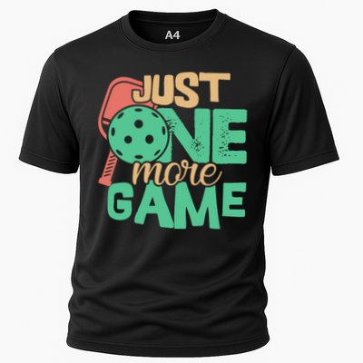 Just One More Game Pickleball Gift For Team Sport Performance Shirt