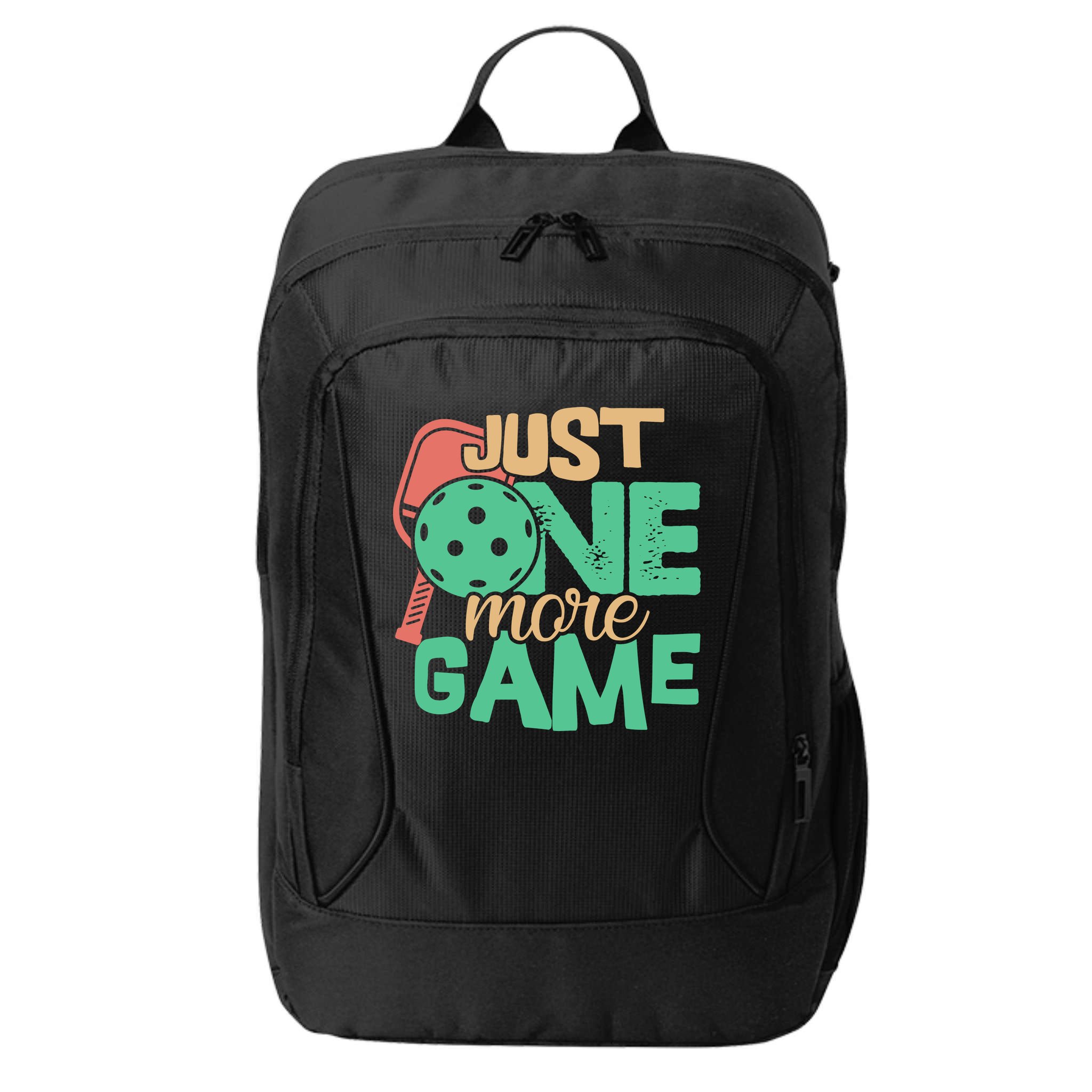 Just One More Game Pickleball Gift For Team Sport City Backpack