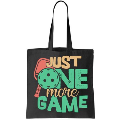 Just One More Game Pickleball Gift For Team Sport Bag
