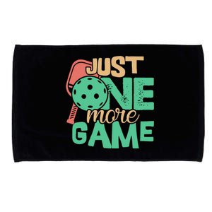 Just One More Game Pickleball Gift For Team Sport Microfiber Hand Towel