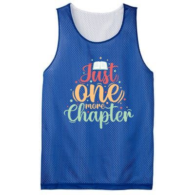 Just One More Chapter” Book Lovers Day Gift Mesh Reversible Basketball Jersey Tank