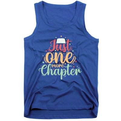 Just One More Chapter” Book Lovers Day Gift Tank Top