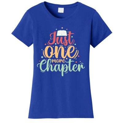 Just One More Chapter” Book Lovers Day Gift Women's T-Shirt