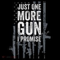 Just One More Gun I Promise Funny Guns Lover Gift 16 in Basic Backpack