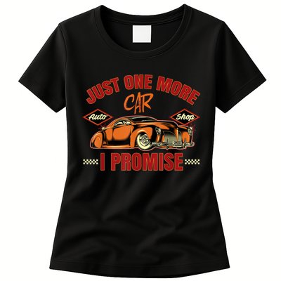Just One More Car I Promise Surprise For Car Lovers Womens T-Shirt