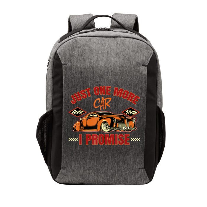 Just One More Car I Promise Surprise For Car Lovers Vector Backpack