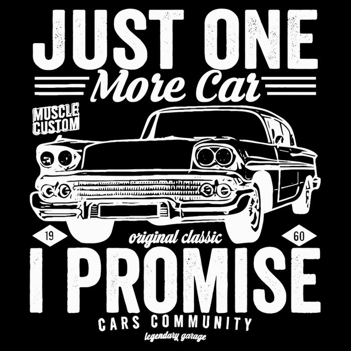 Just One More Car I Promise Funny Present For Car Backpack