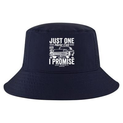 Just One More Car I Promise Funny Present For Car Cool Comfort Performance Bucket Hat
