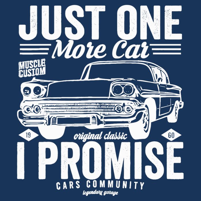 Just One More Car I Promise Funny Present For Car Long Sleeve Shirt