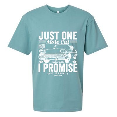 Just One More Car I Promise Funny Present For Car Sueded Cloud Jersey T-Shirt