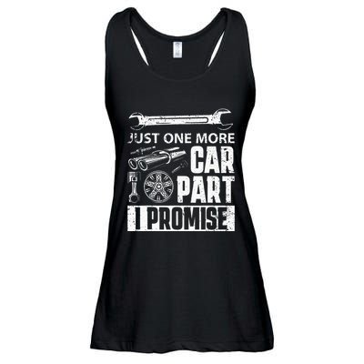 Just one more Car Part I Promise Mechanic Enthusiast Gear Ladies Essential Flowy Tank