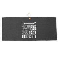 Just one more Car Part I Promise Mechanic Enthusiast Gear Large Microfiber Waffle Golf Towel