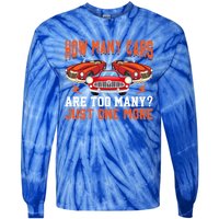 Just One More Car Vintage Classic Car Lovers Dad Grandpa Fun Cute Gift Tie-Dye Long Sleeve Shirt