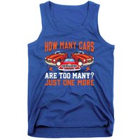 Just One More Car Vintage Classic Car Lovers Dad Grandpa Fun Cute Gift Tank Top