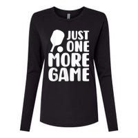 Just One More Game Womens Cotton Relaxed Long Sleeve T-Shirt