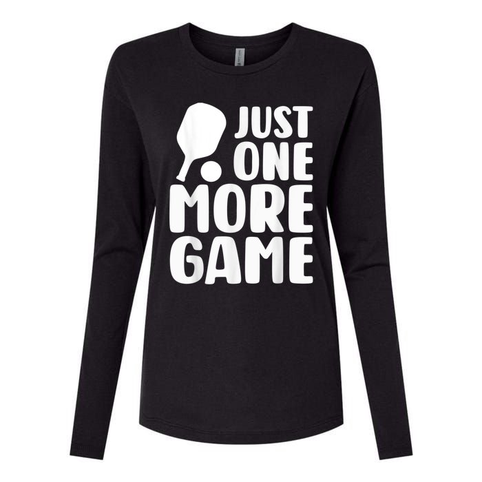 Just One More Game Womens Cotton Relaxed Long Sleeve T-Shirt