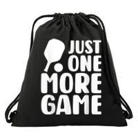 Just One More Game Drawstring Bag