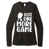 Just One More Game Womens CVC Long Sleeve Shirt