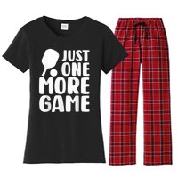 Just One More Game Women's Flannel Pajama Set