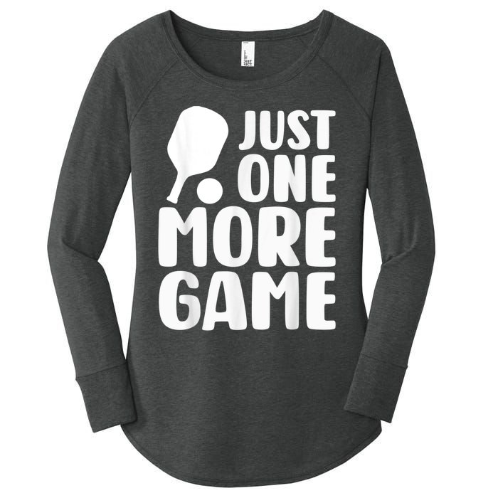 Just One More Game Women's Perfect Tri Tunic Long Sleeve Shirt