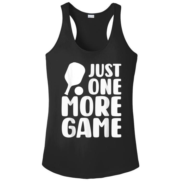 Just One More Game Ladies PosiCharge Competitor Racerback Tank