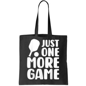 Just One More Game Tote Bag