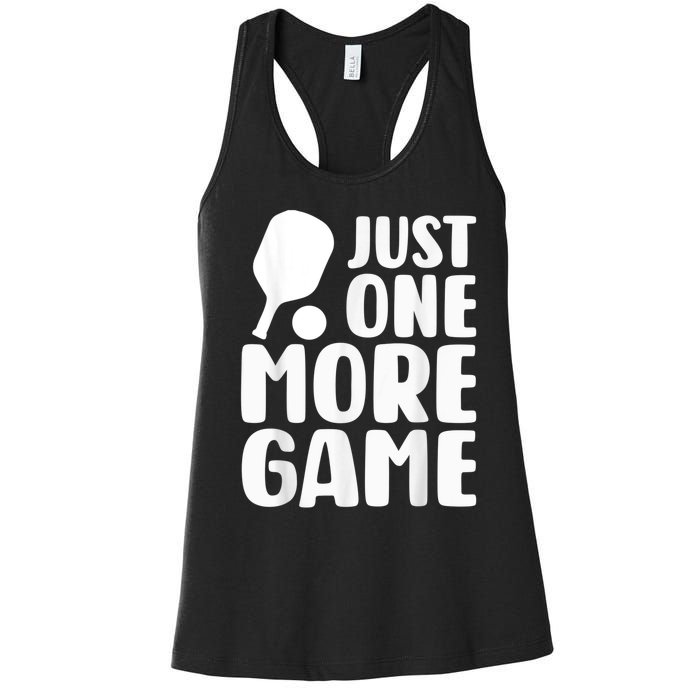 Just One More Game Women's Racerback Tank