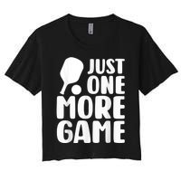 Just One More Game Women's Crop Top Tee