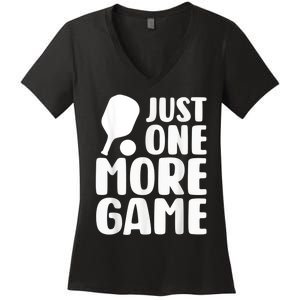 Just One More Game Women's V-Neck T-Shirt