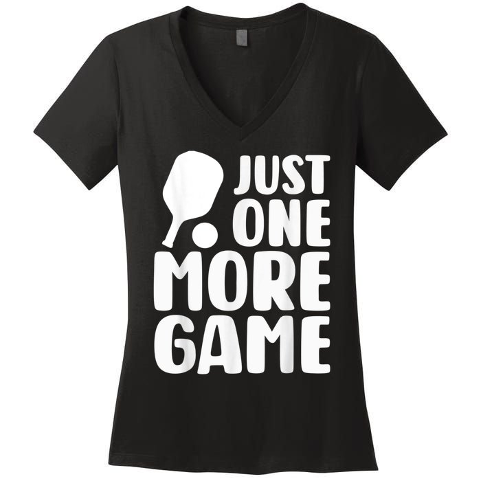 Just One More Game Women's V-Neck T-Shirt