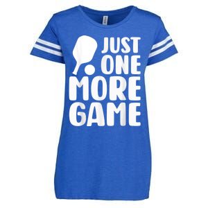 Just One More Game Enza Ladies Jersey Football T-Shirt